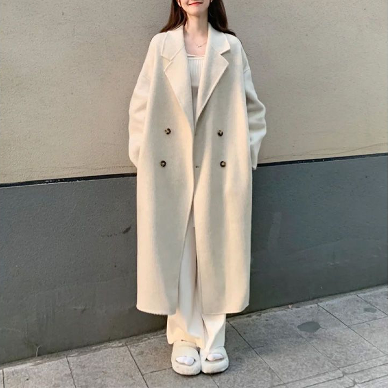 高級感  韓国ファッション  長袖  無地  売れ筋   コート アウター